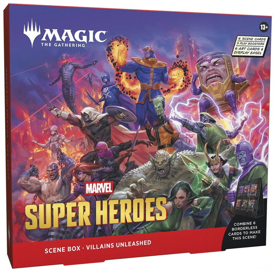 Marvel Super Heroes Scene Box villains unleashed 英語版の商品画像